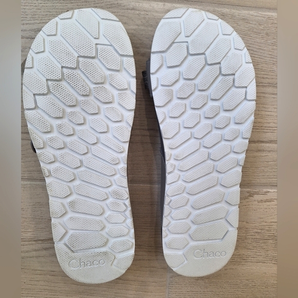 Chaco women's pully gray Lowdown adjustable strappy sandals - size 9 - Picture 6 of 9